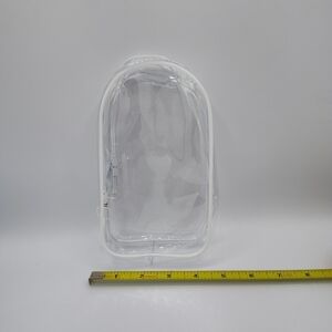 Clear Figure Display/Storage Bag W/Keychain For Labubu